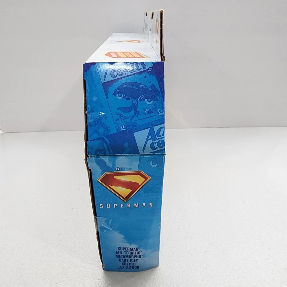 Spin Master 4 Pack DC Comics SUPERMAN  Luthorcorp Lab Action Figure Discontinued